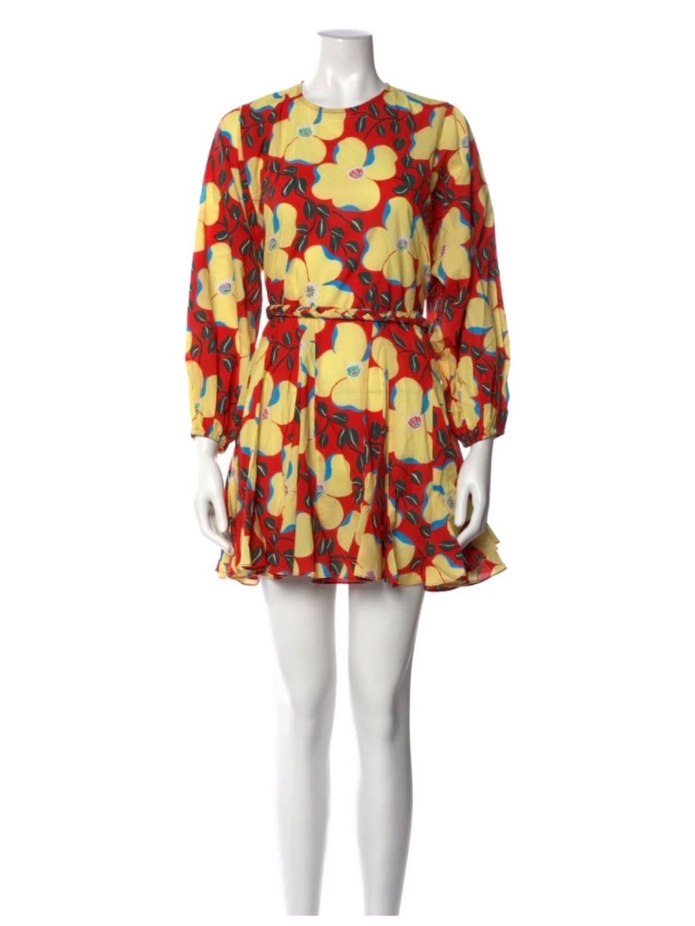 Rhode Floral Print Mini Dress Size Small